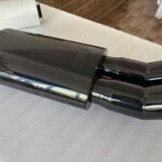 HKS Universal Oval Muffler with Dual Outlet Tips