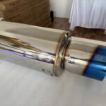 HKS Universal Round Sports Silencer Muffler (Straight-Through Design)