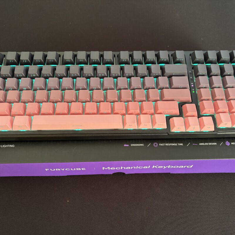 ZIFriend K99 Pro Mechanical Keyboard – Gradient Pink