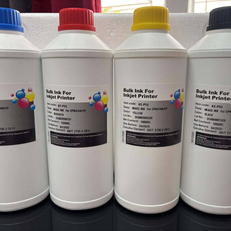IMAGE INK 1000 mL Pigment Bottles – CMYK Bulk Refill
