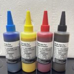 Sublimation Ink Refill Set – 100 mL CMYK Bottles