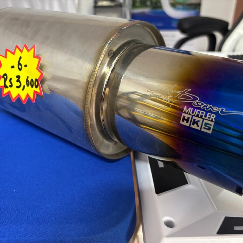 HKS Universal Racing Muffler (Straight-Cut, Deep Tone)